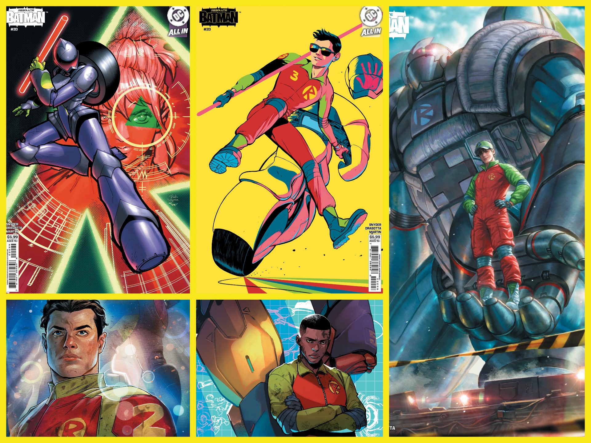 Absolute Robins surgem como versão sombria criada sem a influência do Batman